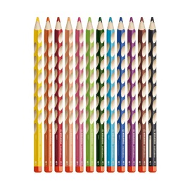 Набор цветных карандашей с точилкой для правшей Stabilo EasyColor, 12 шт.