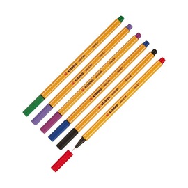 Набор капиллярных ручек Stabilo Point 88, 6 шт.