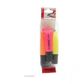 Набор текстовыделителей Stabilo Neon, 4 шт.