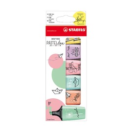 Набор текстовыделителей Stabilo Boss Mini Pastellove, 6 шт.