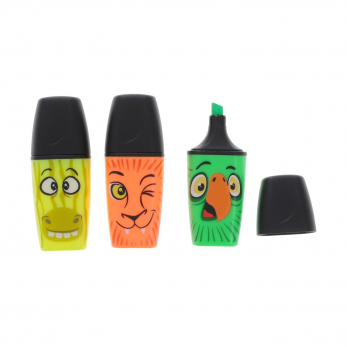 Набор текстовыделителей Stabilo Boss Mini Funnimals, 3 шт.