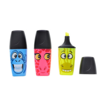 Набор текстовыделителей Stabilo Boss Mini Funnimals, 3 шт.