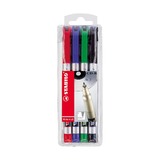 Набор маркерных ручек Stabilo Write-4-All, 0.7 мм, 4 шт.