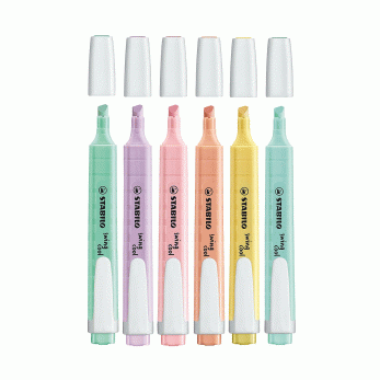 Набор текстовыделителей Stabilo Swing Cool Pastel, 6 шт.