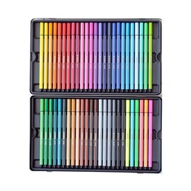 Набор фломастеров Stabilo Pen 68, 50 цветов, металлический футляр