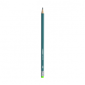 Чернографитный карандаш Stabilo Pencil 160 HB с ластиком
