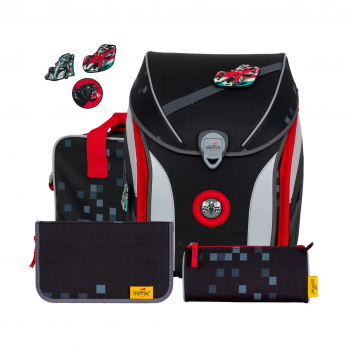 Ранец Ergoflex Max Buttons Гоночный карт