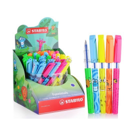 Шариковая ручка Stabilo 828 Mini Funnimals, в ассортименте